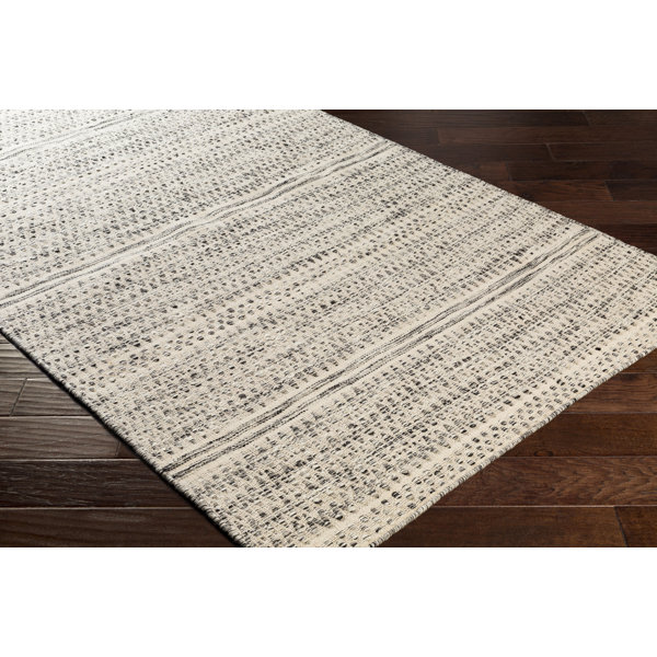Kelly Clarkson Home Sylvie Handmade Flatweave Wool Cream/Gray Rug & Reviews Wayfair